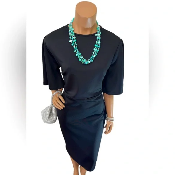 dress fits like a glove Long Sweetheart Prom Dress with Gloves main image 0